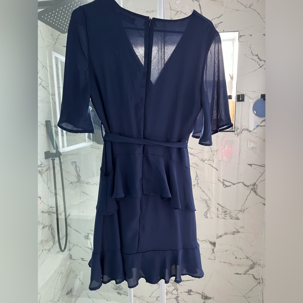 Altard State Navy Blue Ruffle Dress - Picture 2 of 4